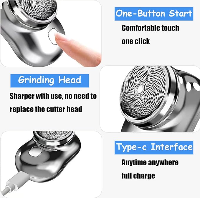 🪒 MINI-SHAVE PORTABLE ELECTRIC SHAVER