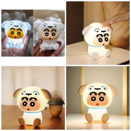🐶 Crayon Shin-chan Shiro LED Night Light Lamp