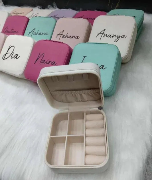 ✨ RECTANGLE PEACH LEATHER JEWELLERY BOX – THE PERFECT GIFT OF ELEGANCE ✨